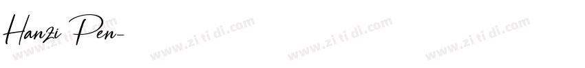 Hanzi Pen字体转换
